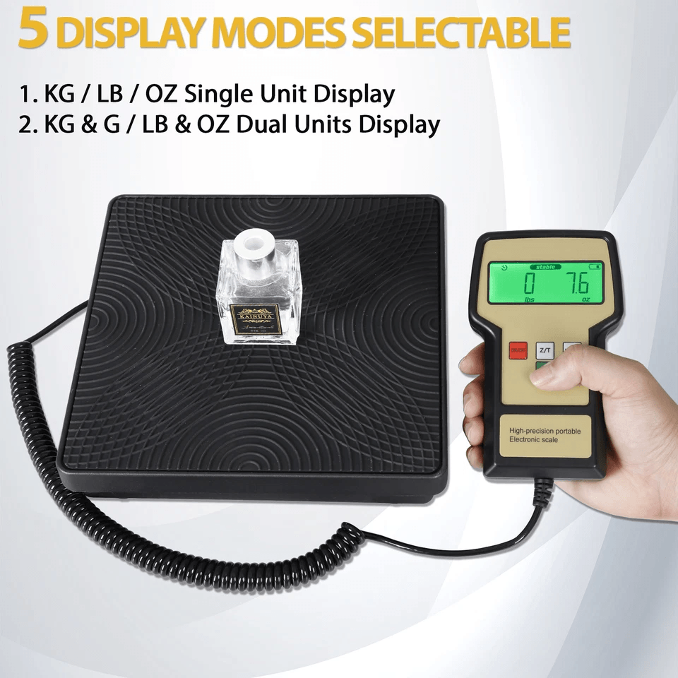 Electronic Refrigerant Charging Scale Digital HVAC Weight With Case 3