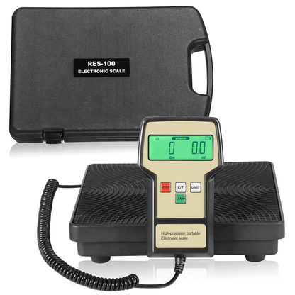 Electronic Refrigerant Charging Scale, Digital HVAC Weight with Case