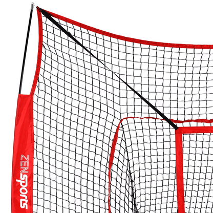 Baseball Softball Practice Net  Portable Hitting  Pitching Training Net With Strike Zone Carry Bag 5