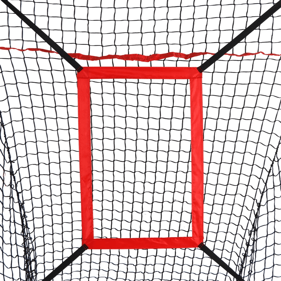 Baseball Softball Practice Net  Portable Hitting  Pitching Training Net With Strike Zone Carry Bag 7