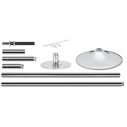 Adjustable Spinning Static Dance Pole Kit Portable Stripper Pole For Home Fitness  Professional Use 4