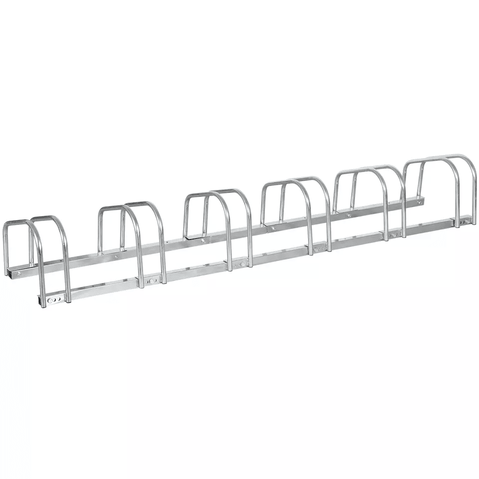Bike Storage Rack Bicycle Floor Parking Stand For Home Garage Indoor Outdoor Adjustable Steel Organ 4