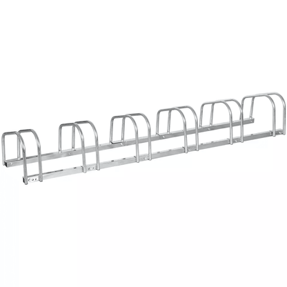 Bike Storage Rack Bicycle Floor Parking Stand For Home Garage Indoor Outdoor Adjustable Steel Organ 4