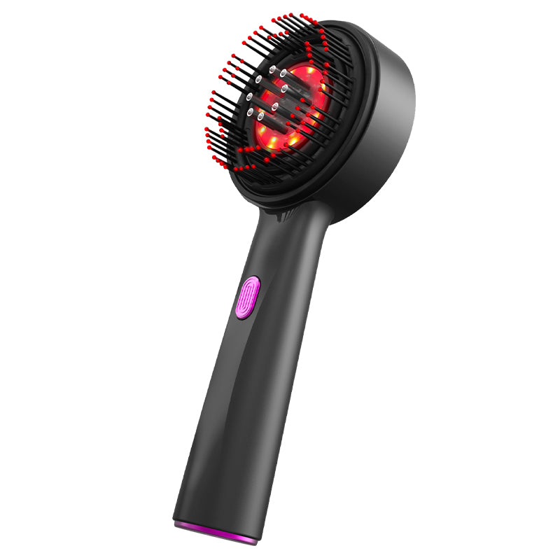 Hair Care Electric Vibration Massage Comb  Red Light Therapy Scalp Brush  Liquid Oil Applicator fo