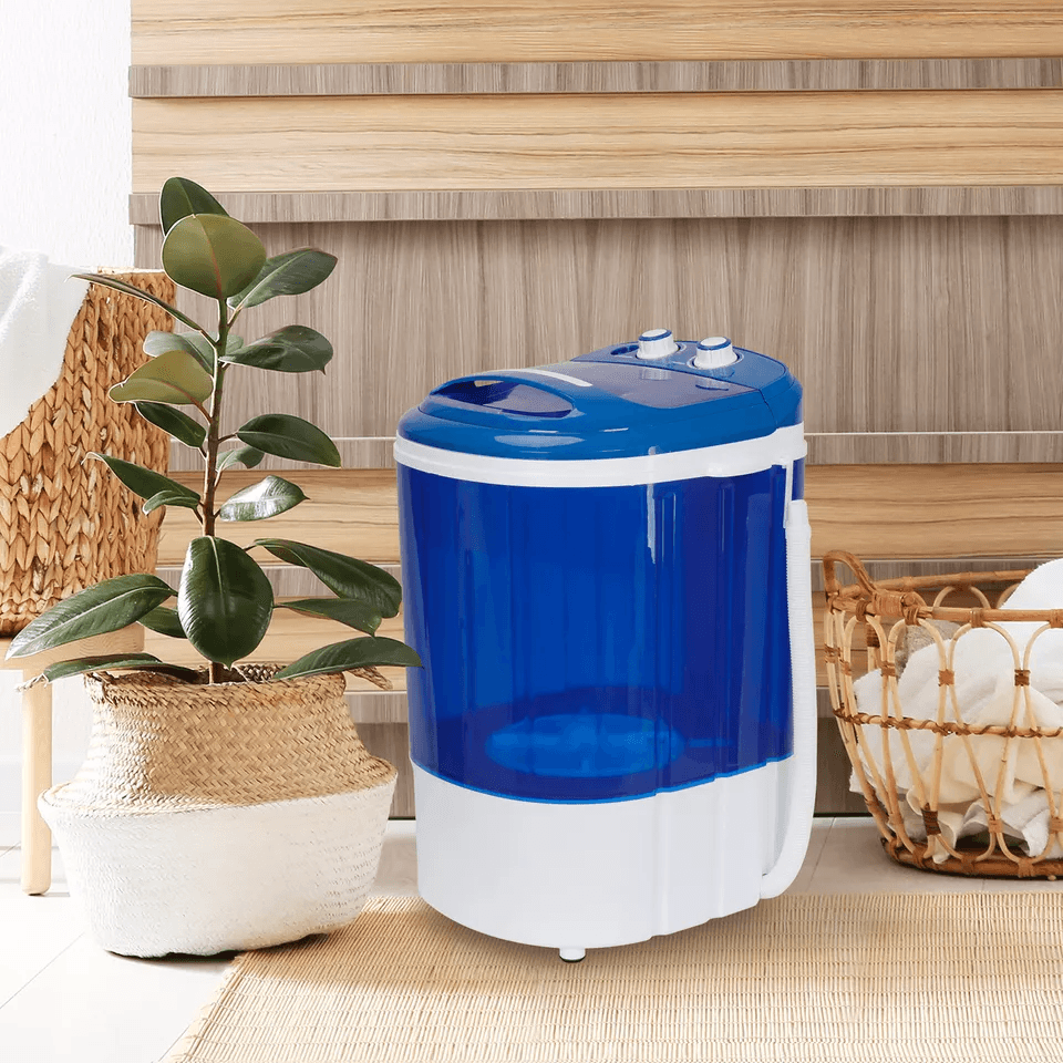 Portable Mini Washing Machine Compact 2in1 Washer  Spinner  Lightweight Single Bucket For Apartment 2