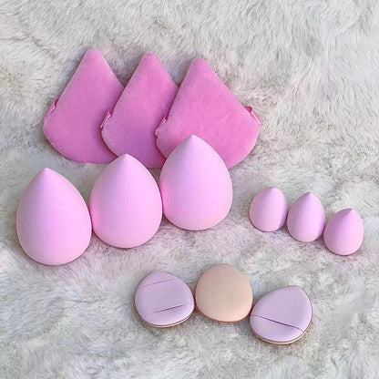 Triangle Powder Puff Face Makeup Sponge Soft Velour Blender for Loose  Setting Powder Foundation