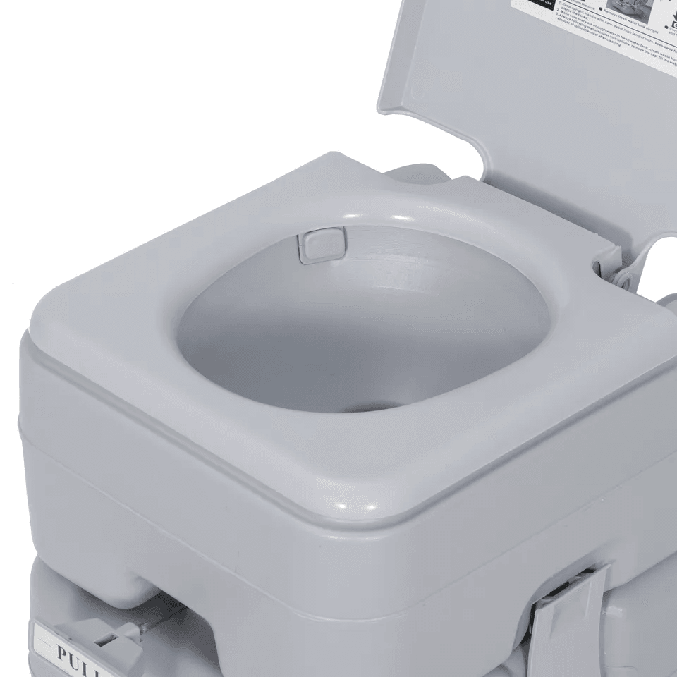 Portable Camping Toilet With Flush System  Lid Ideal For RVs Boats  Outdoor Adventures 6