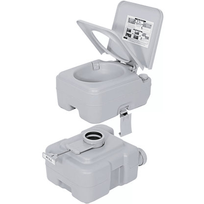Portable Camping Toilet With Flush System  Lid Ideal For RVs Boats  Outdoor Adventures 5