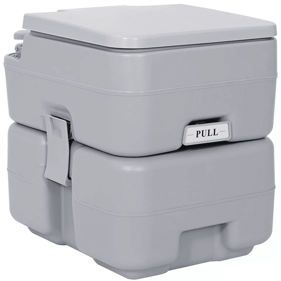 Portable Camping Toilet With Flush System  Lid Ideal For RVs Boats  Outdoor Adventures 3