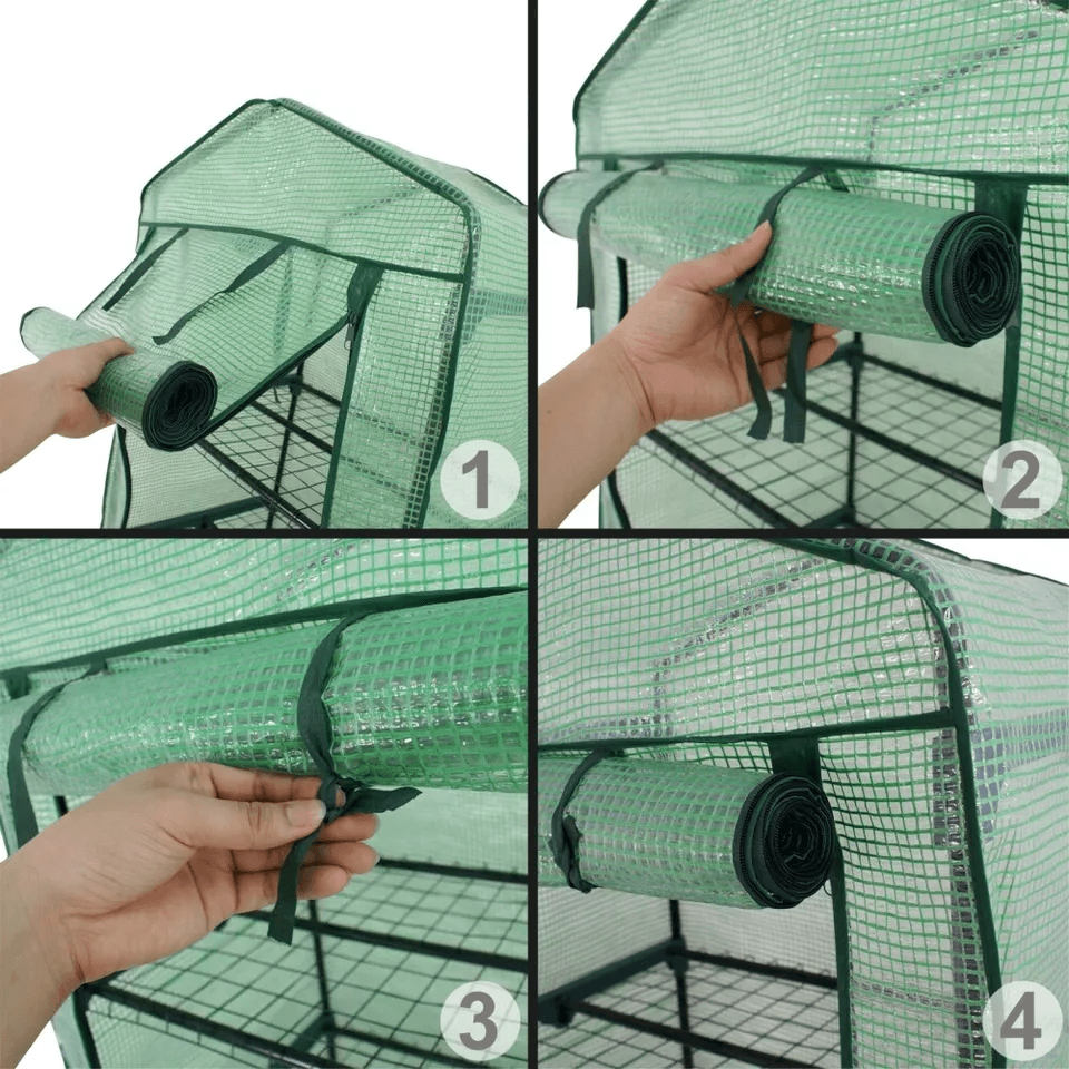 Portable Greenhouse For Indoor  Outdoor Use Waterproof PE Cover Ideal For Seedlings  Plants 6