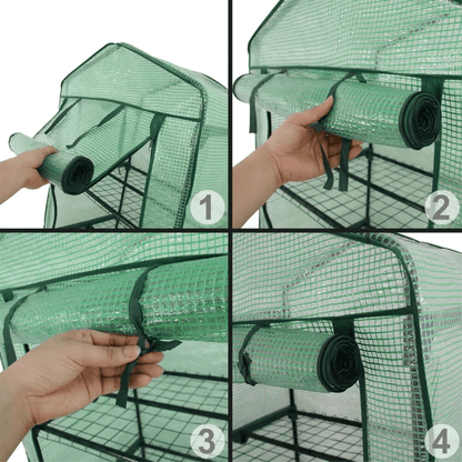 Portable Greenhouse For Indoor  Outdoor Use Waterproof PE Cover Ideal For Seedlings  Plants 6