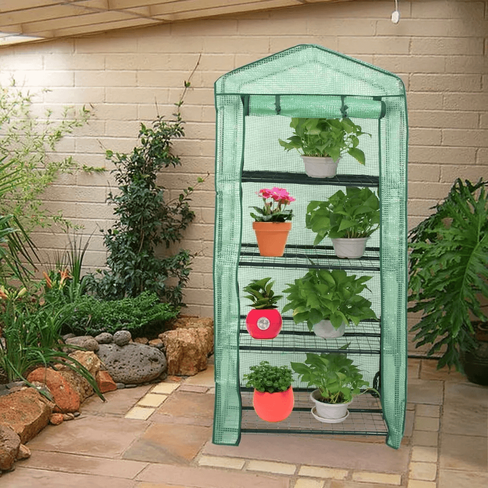 Portable Greenhouse For Indoor  Outdoor Use Waterproof PE Cover Ideal For Seedlings  Plants 2