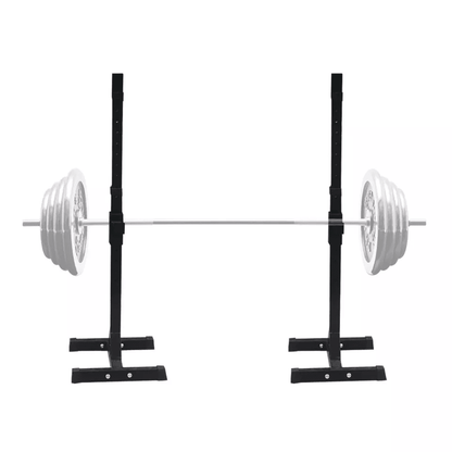 Adjustable Squat Rack Heavy Duty Barbell  Dumbbell Bench Stand 4