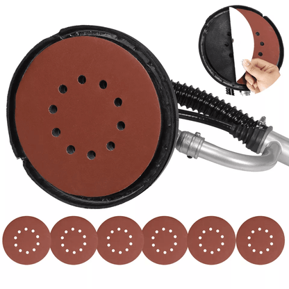 800W Electric Drywall Sander With 6 Variable Speeds  6 Sanding Discs HeavyDuty Wall  Ceiling Sander 5