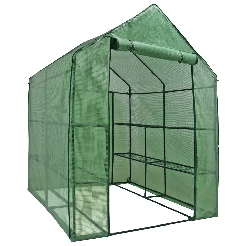 Portable Green House Outdoor With Shelves Tiers Walk In Greenhouse For Planter HeavyDuty Frame And  17