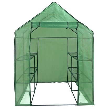 Portable Green House Outdoor With Shelves Tiers Walk In Greenhouse For Planter HeavyDuty Frame And  18