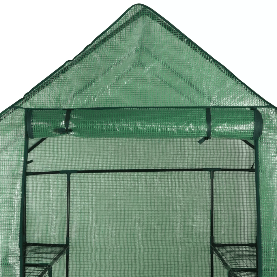 Portable Green House Outdoor With Shelves Tiers Walk In Greenhouse For Planter HeavyDuty Frame And  10