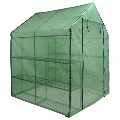 Portable Green House Outdoor With Shelves Tiers Walk In Greenhouse For Planter HeavyDuty Frame And  12