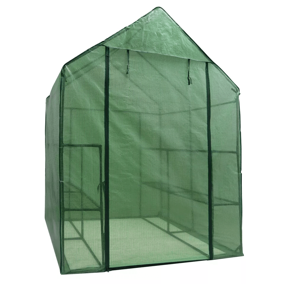Portable Green House Outdoor With Shelves Tiers Walk In Greenhouse For Planter HeavyDuty Frame And  14
