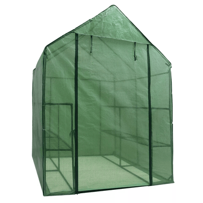 Portable Green House Outdoor With Shelves Tiers Walk In Greenhouse For Planter HeavyDuty Frame And  14