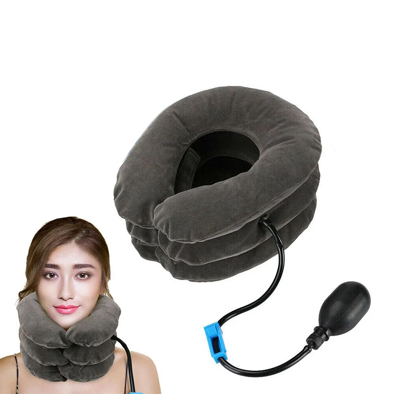 Inflatable Cervical Neck Traction Brace Breathable  Comfortable Neck Stretcher for Posture Correct