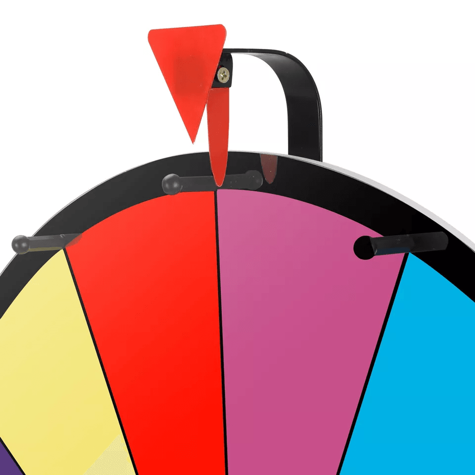 Durable Prize Wheel With Slots Color Spinning Wheel W Adjustable Tripod Floor Stand Perfect For Pro 7