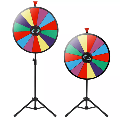 Durable Prize Wheel With Slots Color Spinning Wheel W Adjustable Tripod Floor Stand Perfect For Pro 11