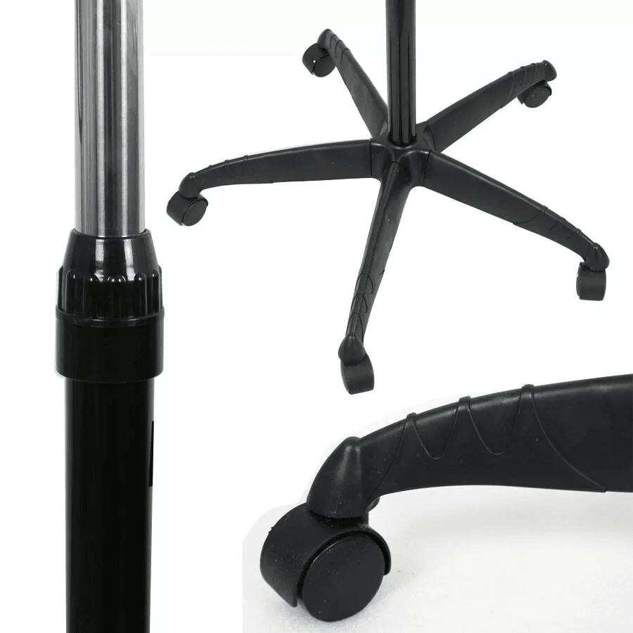 Professional Hooded Hair Dryer With Adjustable Stand  Wheels  1300W Bonnet Dryer For Salon  Home Us 8