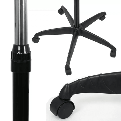 Professional Hooded Hair Dryer With Adjustable Stand  Wheels  1300W Bonnet Dryer For Salon  Home Us 8