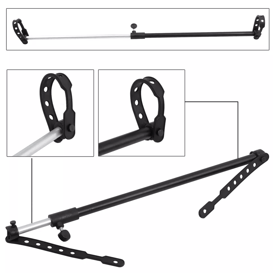 Bike Repair Stand Adjustable Bicycle Maintenance Rack With Rotating Clamp  Tool Tray 2