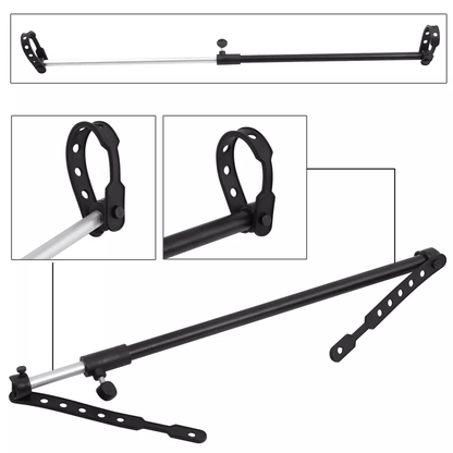 Bike Repair Stand Adjustable Bicycle Maintenance Rack With Rotating Clamp  Tool Tray 2