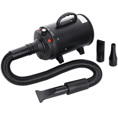 Pet Dog Hair Dryer 32HP  Adjustable Speed Grooming Blow Dryer With Heater  High Velocity 2400W Blac 5