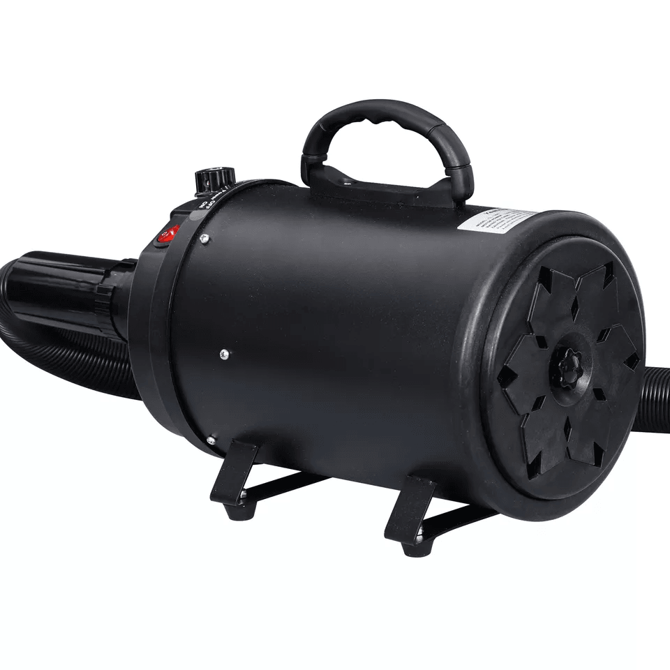 Pet Dog Hair Dryer 32HP  Adjustable Speed Grooming Blow Dryer With Heater  High Velocity 2400W Blac 8