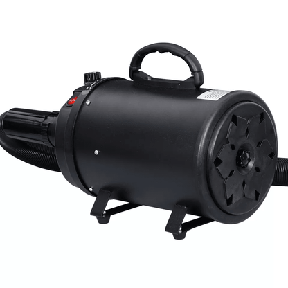 Pet Dog Hair Dryer 32HP  Adjustable Speed Grooming Blow Dryer With Heater  High Velocity 2400W Blac 8