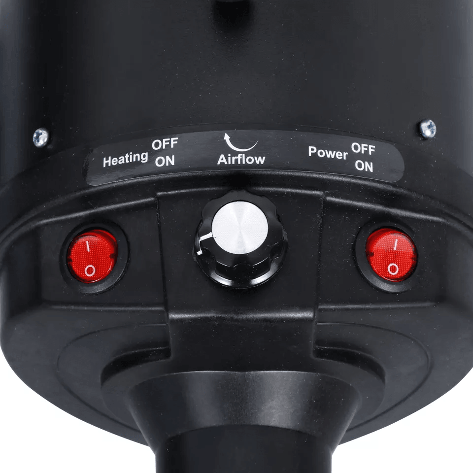 Pet Dog Hair Dryer 32HP  Adjustable Speed Grooming Blow Dryer With Heater  High Velocity 2400W Blac 9