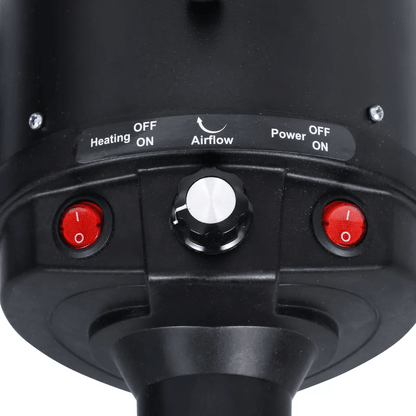 Pet Dog Hair Dryer 32HP  Adjustable Speed Grooming Blow Dryer With Heater  High Velocity 2400W Blac 9