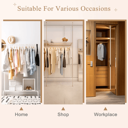 Premium Wooden Hangers NonSlip Coat  Clothes Hangers Swivel Hook Durable Natural Wood For Suits Jac 1