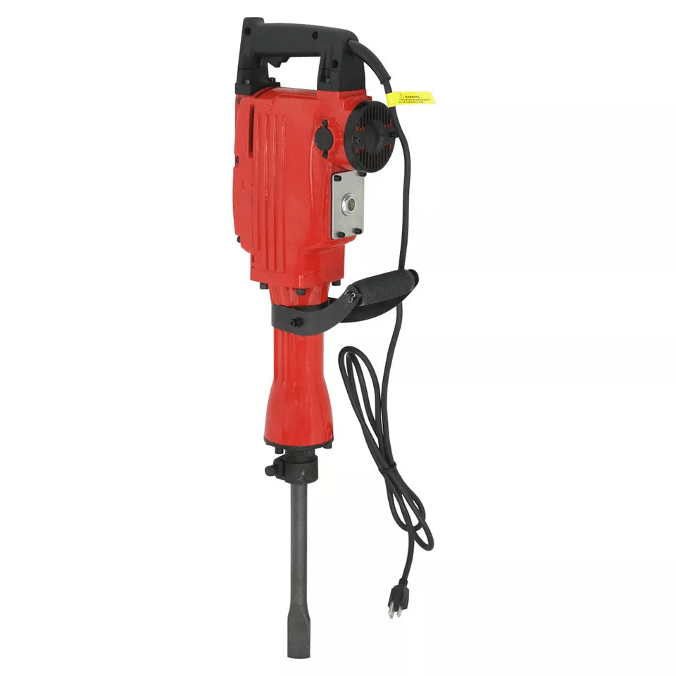 Powerful Electric Demolition Jack Hammer Heavy Duty Concrete Breaker Kit With Case  Gloves For Cons 6