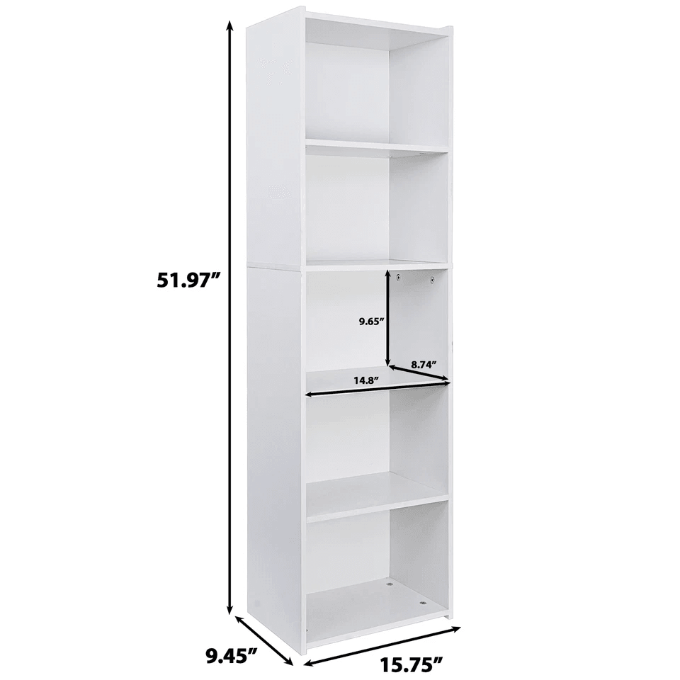 Modern Wood Cube Bookcase SpaceSaving Bookshelf  Display Shelf For Home Or Office 3