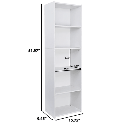 Modern Wood Cube Bookcase SpaceSaving Bookshelf  Display Shelf For Home Or Office 3