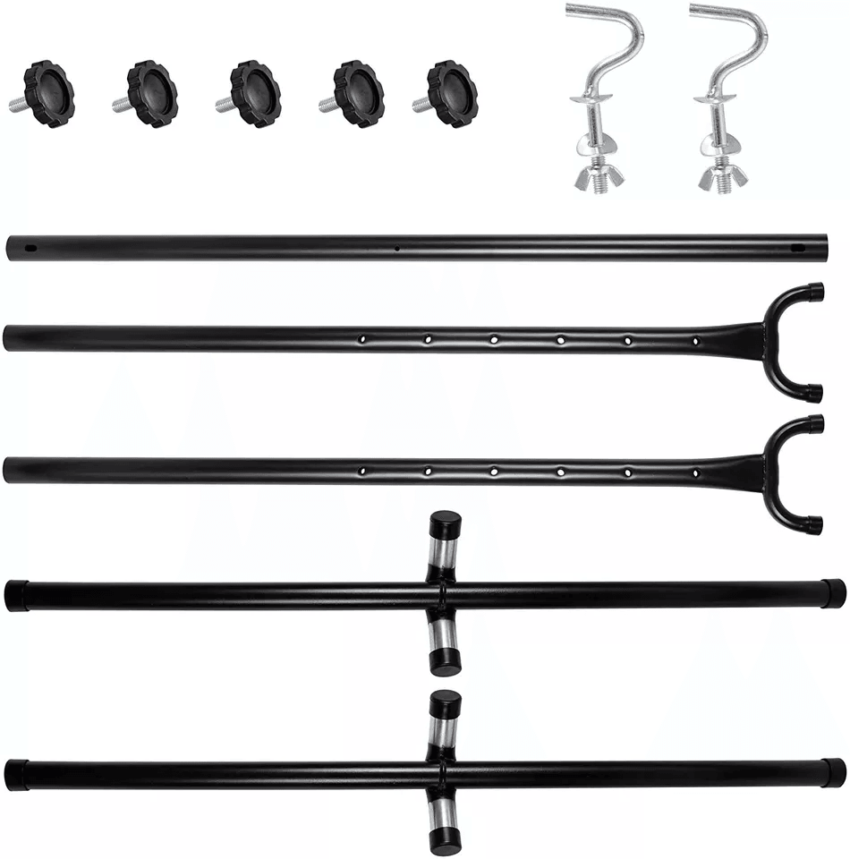 Heavy Duty Hammock Stand Adjustable Steel Frame With High Capacity  Carrying Case For IndoorOutdoor 5