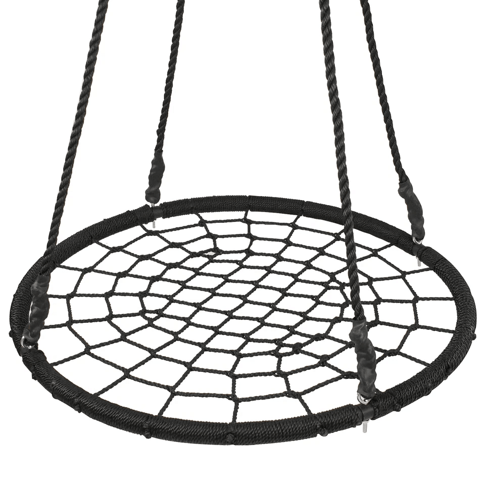 Extra Large Spider Web Saucer Swing Tree Swing Set With Adjustable Hanging Rope For Kids Backyard P 6