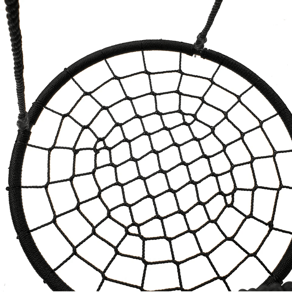 Extra Large Spider Web Saucer Swing Tree Swing Set With Adjustable Hanging Rope For Kids Backyard P 8