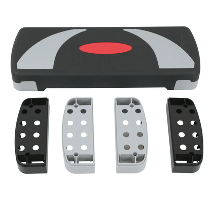 Adjustable Aerobic Step Platform Workout Stepper With Risers For Home  Gym Fitness 4