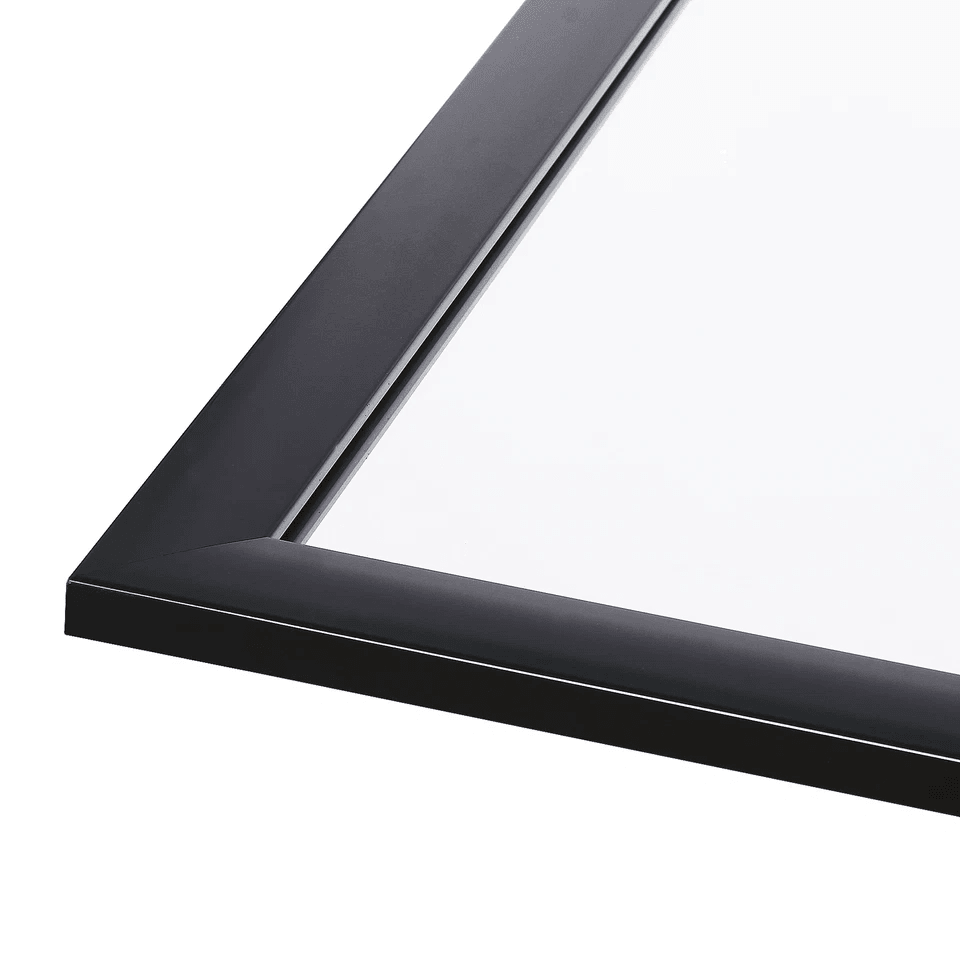 Rectangular Wall Mirror Bathroom Mirror Black PS Frame Vanity Mirror For Living Room Bedroom Or Off 14