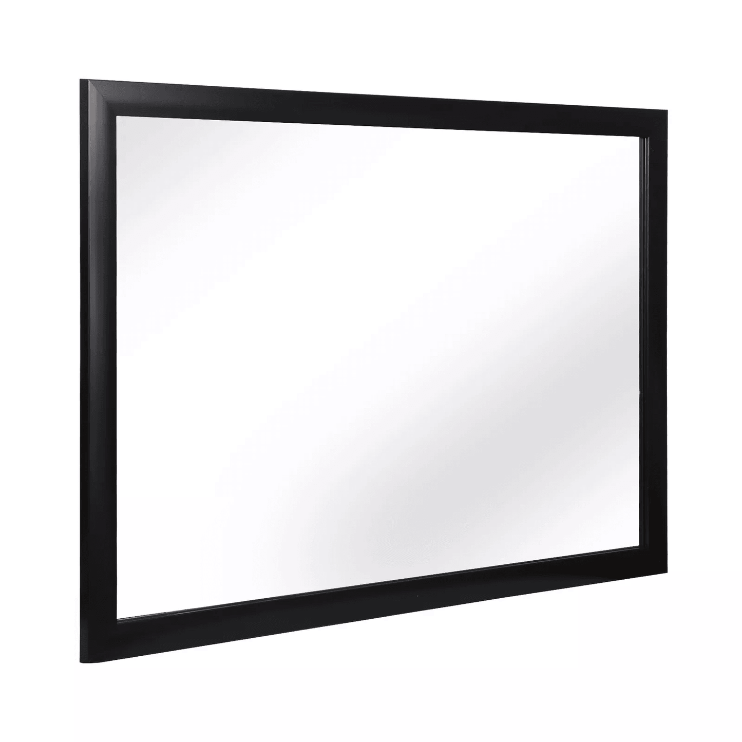 Rectangular Wall Mirror Bathroom Mirror Black PS Frame Vanity Mirror For Living Room Bedroom Or Off 15