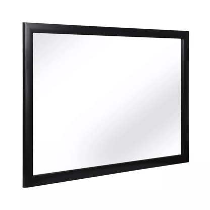 Rectangular Wall Mirror Bathroom Mirror Black PS Frame Vanity Mirror For Living Room Bedroom Or Off 15