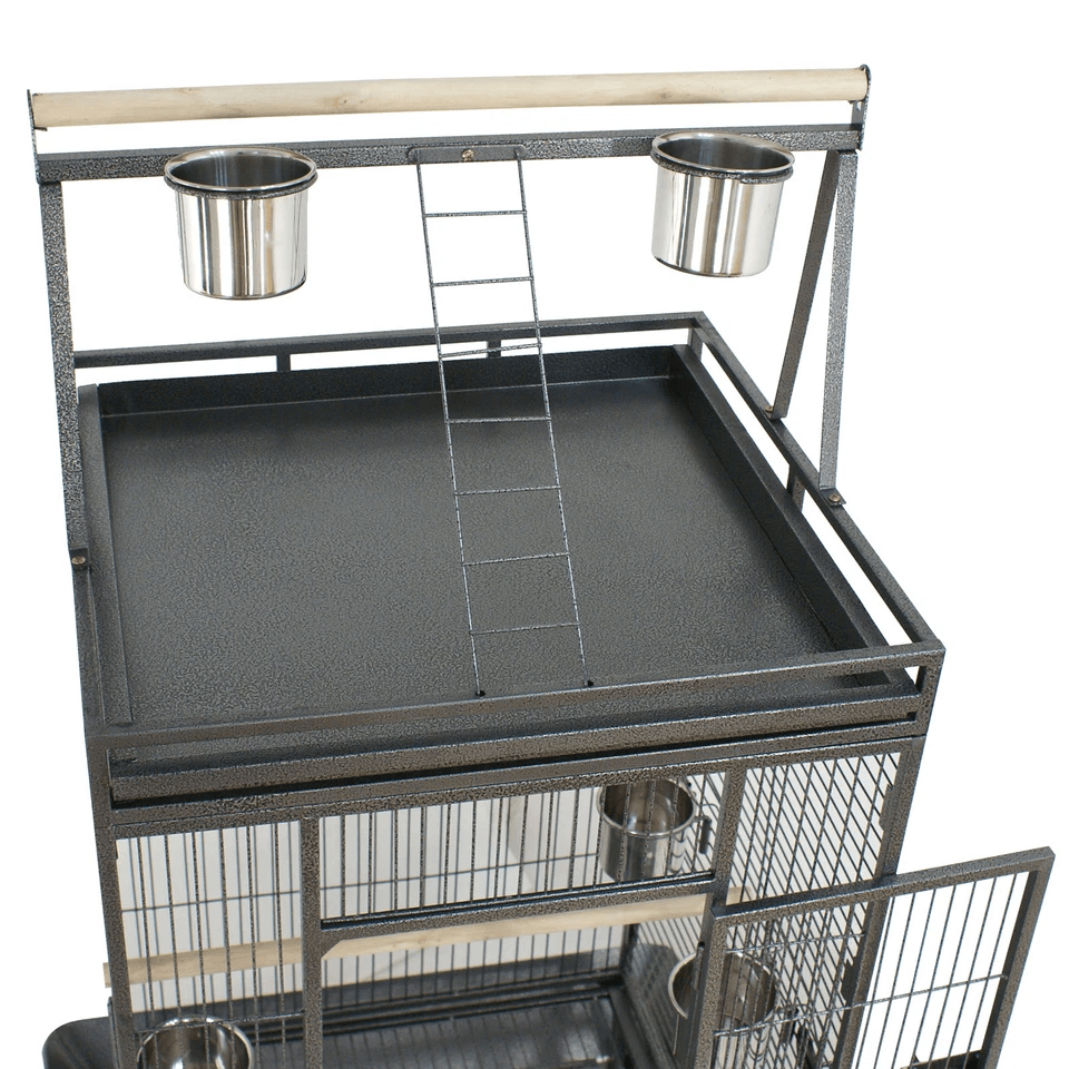 Large Bird Cage With Play Top Ideal For Parrots Finches Macaws And Cockatoos 3