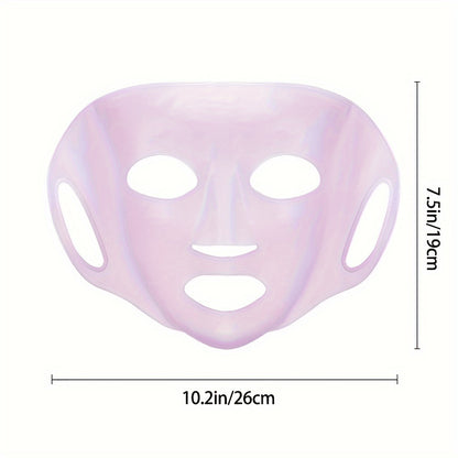 Silicone Facial Mask Cover Reusable AntiEvaporation Moisturizing Fixing Tool