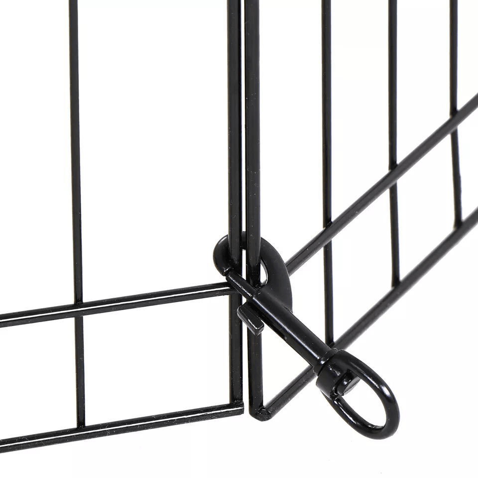 Dog Playpen Panels Foldable Exercise Pen Indoor Outdoor Pet Playpen Fence For Puppies Rabbits Ducks 10
